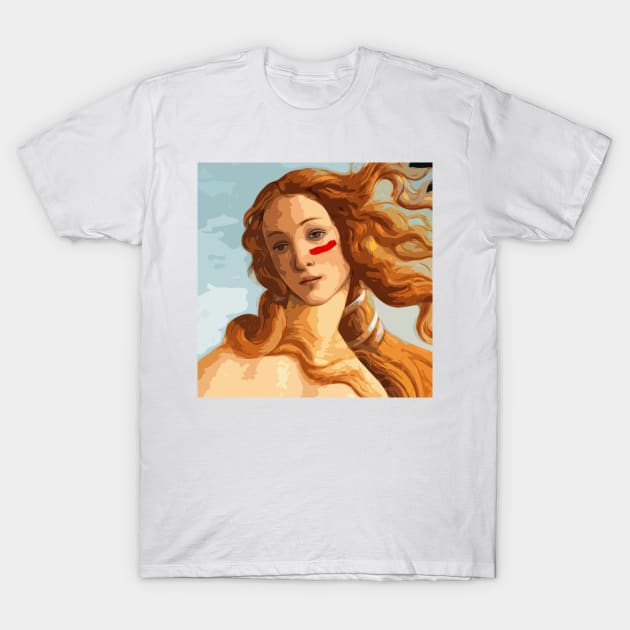 Botticelli's Venus T-Shirt by Paskwaleeno